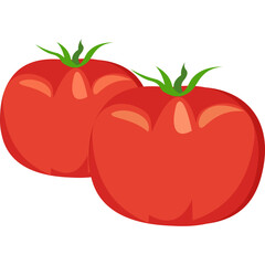 Slice Tomato Illustration
