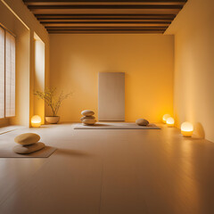 Design de um espaço para meditação.