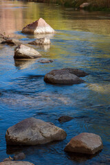 Virgin River Meandering through the Mountains of Zion