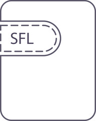 SFL File icon black shadow with rounded corners