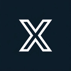 X letter logo icon design vector