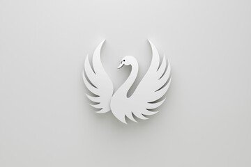 White Swan Logo on White Background