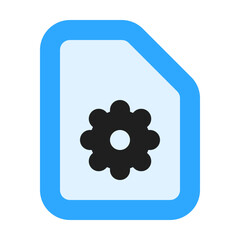 Document Settings Vector Icon

