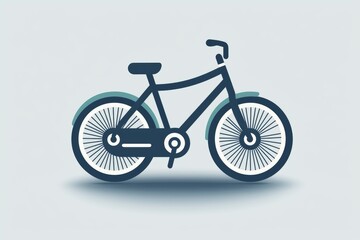 Fototapeta premium Simple Bicycle Icon Illustration