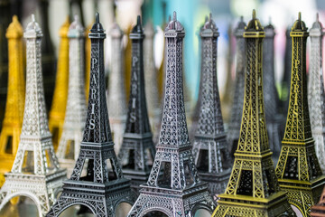 souvenir of mini eiffel tower from paris france