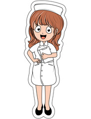 Little Nurse Cartoon