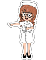 Little Nurse Cartoon