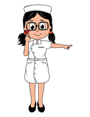 Little Nurse Cartoon