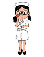 Little Nurse Cartoon