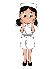 Little Nurse Cartoon