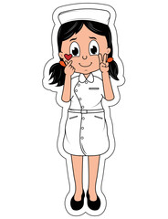 Little Nurse Cartoon
