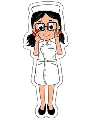 Little Nurse Cartoon