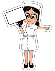 Little Nurse Cartoon