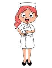 Little Nurse Cartoon
