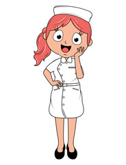 Little Nurse Cartoon