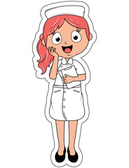 Little Nurse Cartoon