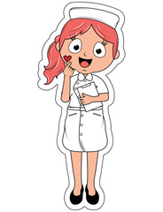 Little Nurse Cartoon