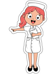 Little Nurse Cartoon