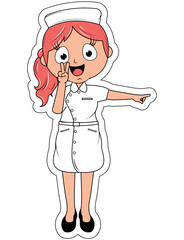 Little Nurse Cartoon