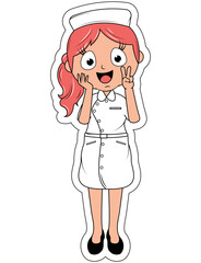 Little Nurse Cartoon