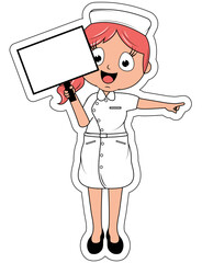 Little Nurse Cartoon