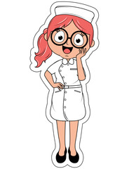 Little Nurse Cartoon