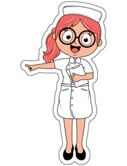 Little Nurse Cartoon