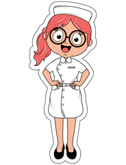 Little Nurse Cartoon