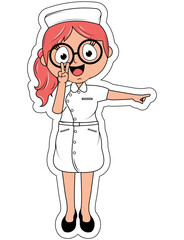 Little Nurse Cartoon