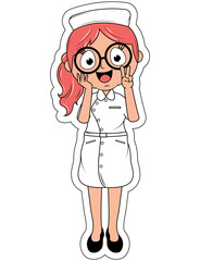 Little Nurse Cartoon