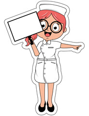 Little Nurse Cartoon