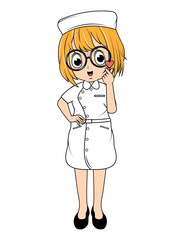 Little Nurse Cartoon