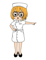 Little Nurse Cartoon