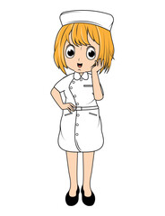 Little Nurse Cartoon