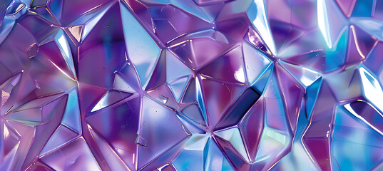 A Crystalline Purple Backdrop Featuring Abstract Shapes
