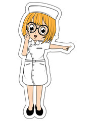 Little Nurse Cartoon