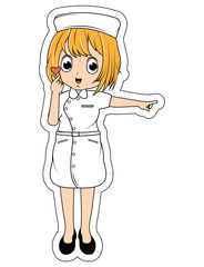 Little Nurse Cartoon