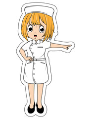 Little Nurse Cartoon