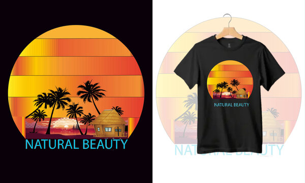 NATURAL BEAUTY T-SHIRT DESIGN