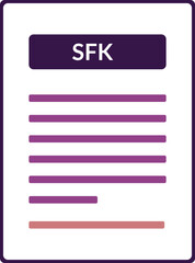 SFK line document icon