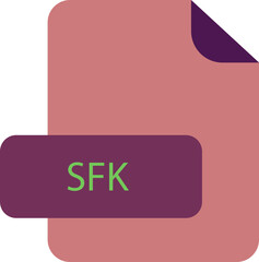 SFK file extension rounded lines and shape