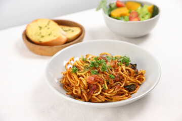 spaghetti bolognese with bacon italian food italian culture
