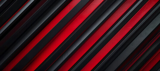 Obraz premium Red and Black Diagonal Lines Featured on an Abstract Backdrop