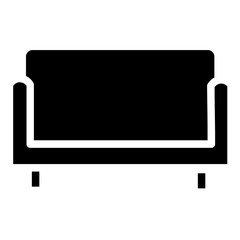 Sofa Soft Furniture Glyph Icon