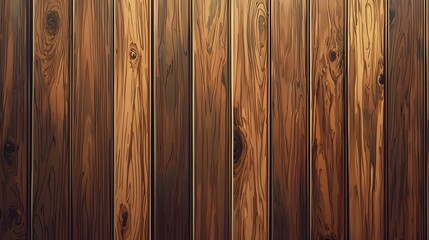 Fototapeta premium Rustic Brown Wooden Planks Texture Background with Vintage Grain Pattern for Home Decor or Interior