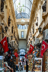 T&uuml;rkiye. Istanbul. İstiklal Street. Avrupa Pasaji