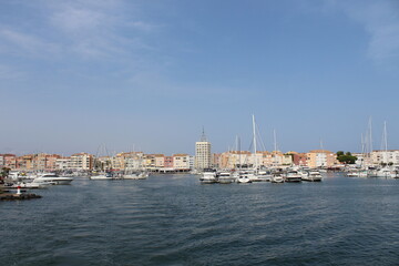Vue du port du cap agde