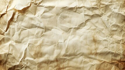 Vintage Textured Sepia-Toned Paper Background with Subtle Creases and Retro Aesthetic