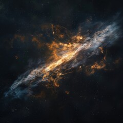 Fototapeta premium Cosmic Nebula with Stars