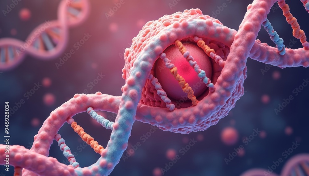 Poster exploring the intricate beauty of dna and rna structures